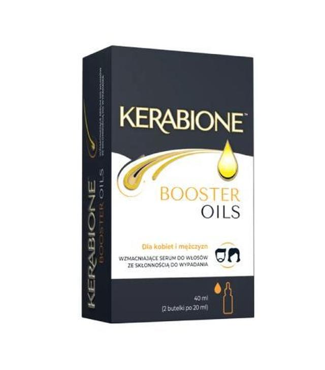 Kerabione Booster Oils Serum do włosów wzmacniające ze skłonnością do wypadania, 2 x 20 ml