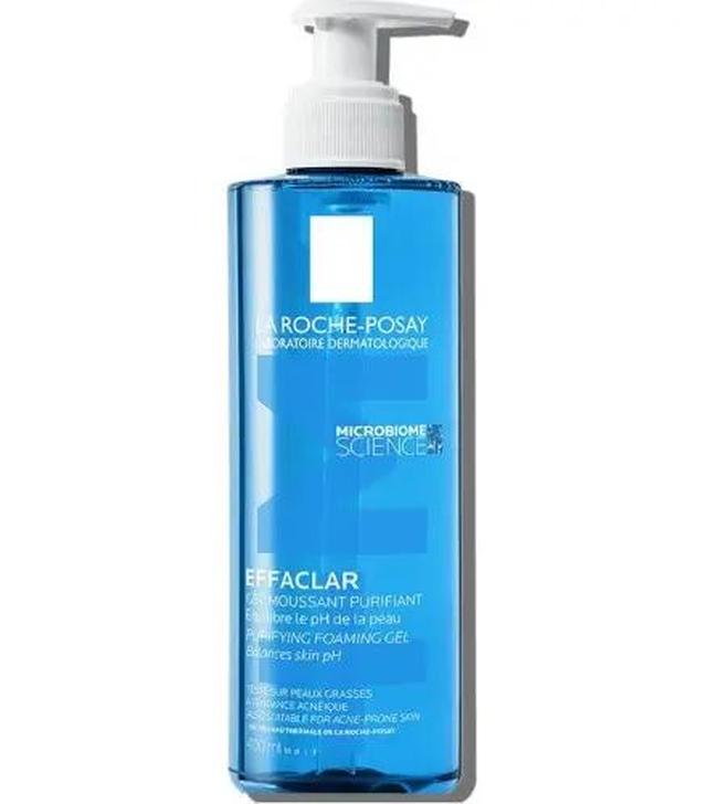 La Roche-Posay Effaclar, żel oczyszczający do skóry tłustej i wrażliwej, 400 ml