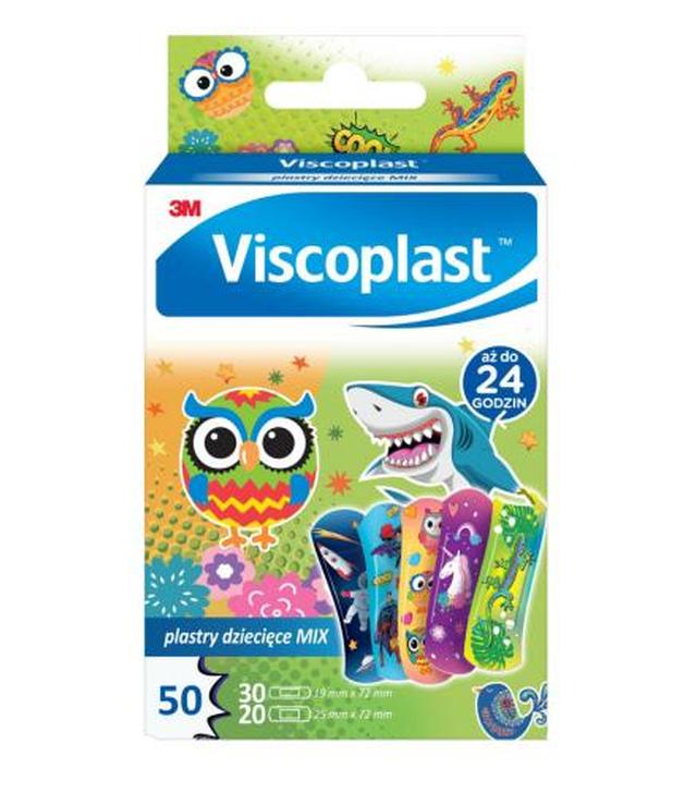 Viscoplast Plastry dziecięce Mix, 50 sztuk