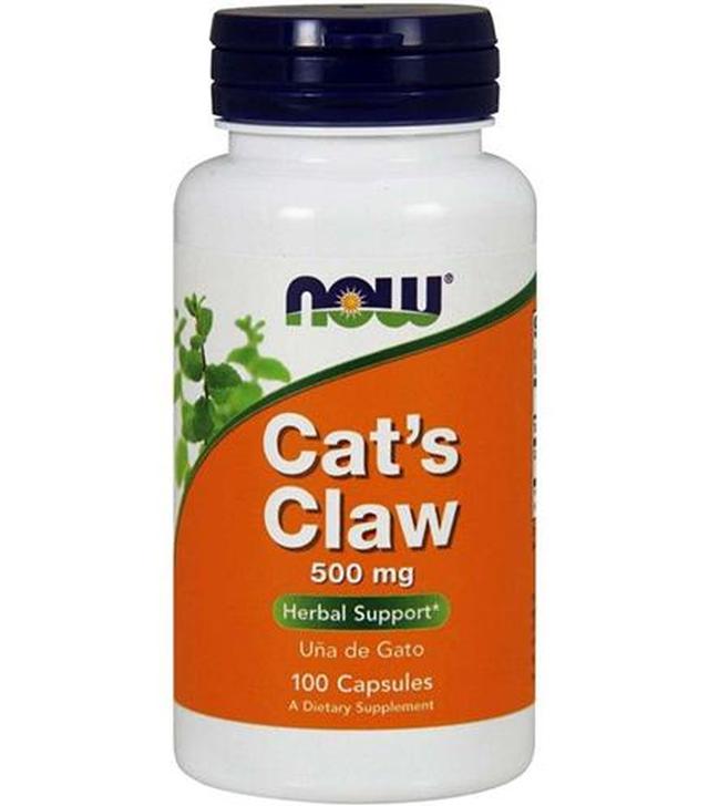 Now Foods Cat's Claw 500 mg, 100 kaps., cena, opinie, właściwości