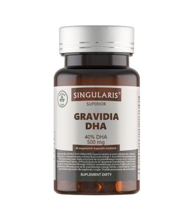 Singularis Superior Gravidia DHA, 30 kapsułek - ważny do 2025-10-31