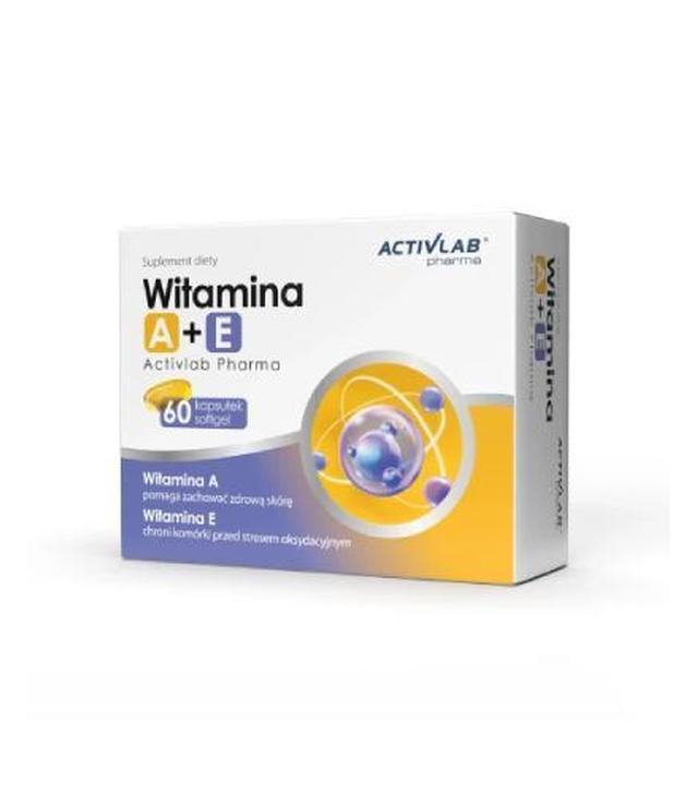 ActivLab Pharma Witamina A+E, 60 kapsułek