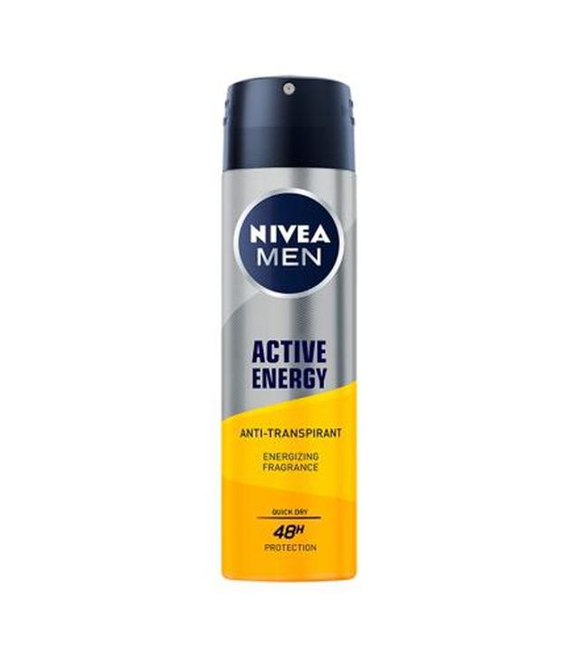 Nivea Men Active Energy Antyperspirant - 150 ml - cena, opinie, wskazania