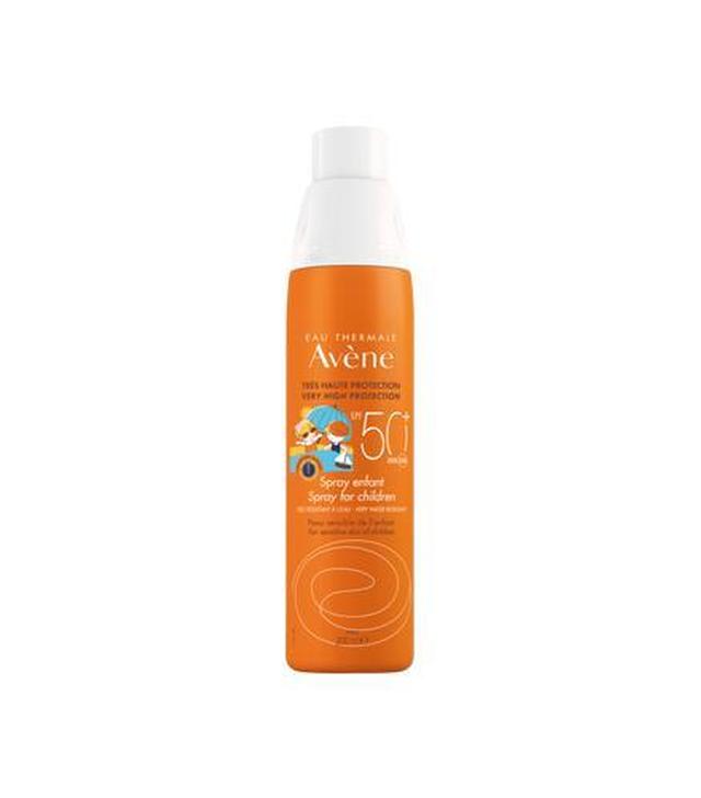 Avene Spray dla dzieci bardzo wysoka ochrona przeciwsłoneczna SPF 50+, 200 ml