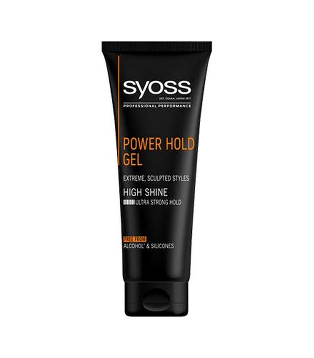 Syoss Men Professional Performance Power Hold Gel Żel do włosów Mega strong- 250 ml  - cena, opinie, właściwości