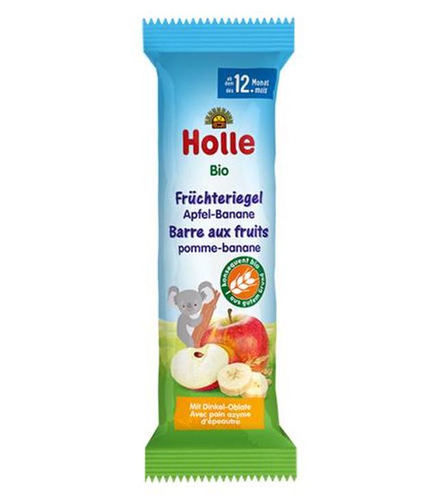 Holle Bio Batonik owocowy dla dzieci jabłko - banan po 12 miesiącu - 25 g - cena, opinie, właściwości - ważny do 2024-06-19