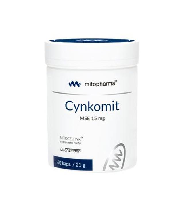Mitopharma Cynkomit MSE 15 mg - 60 kaps. - cena, opinie, stosowanie