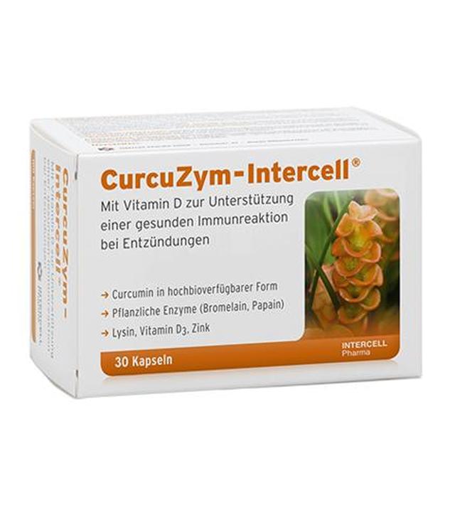 CurcuZym - Intercell - 30 kaps. - cena, opinie, dawkowanie
