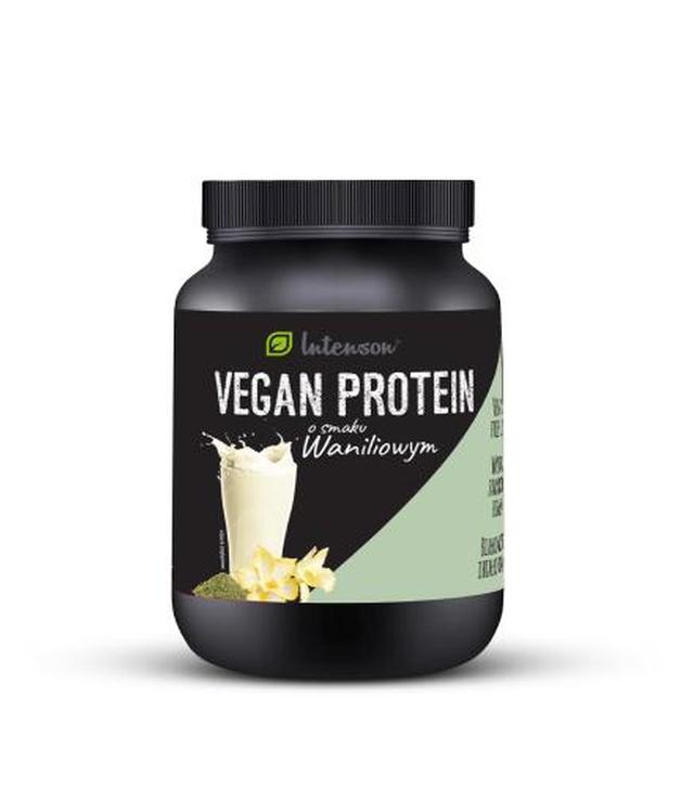 INTENSON Vegan protein o smaku waniliowym, 600 g - ważny do 2025-07-19