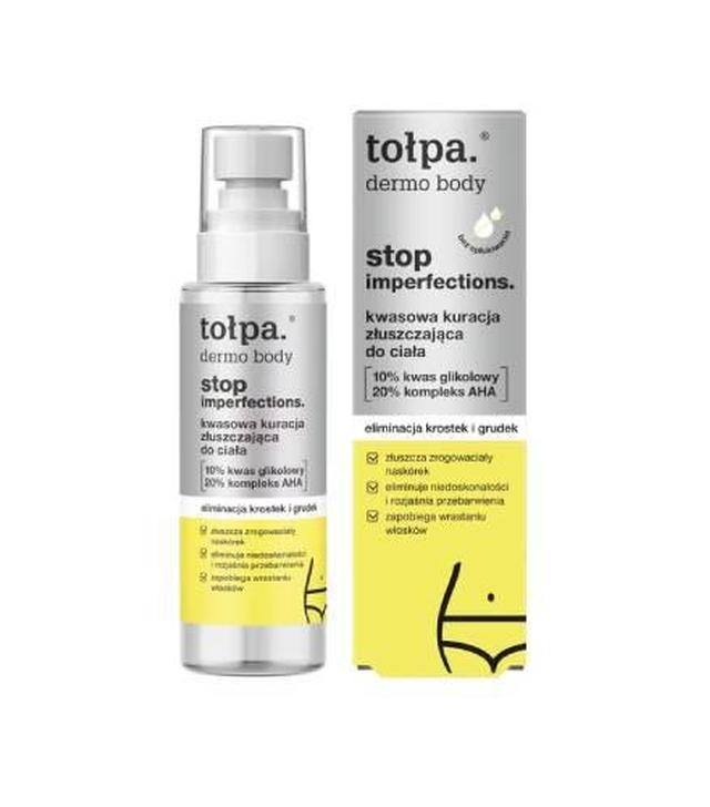 Tołpa Dermo Body Stop Imperfections, kwasowa kuracja złuszczająca 30% kwasów, 100 ml