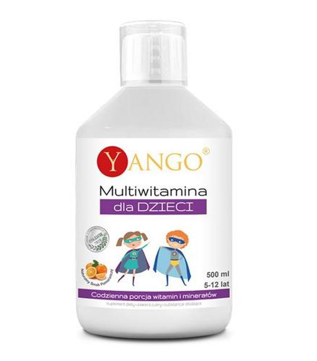 Yango Multiwitamina dla dzieci 5-12 lat - 500 ml - cena, opinie, wskazania