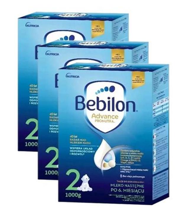 Bebilon 2 Advance Pronutra mleko następne po 6. miesiącu, 3 x 1000 g