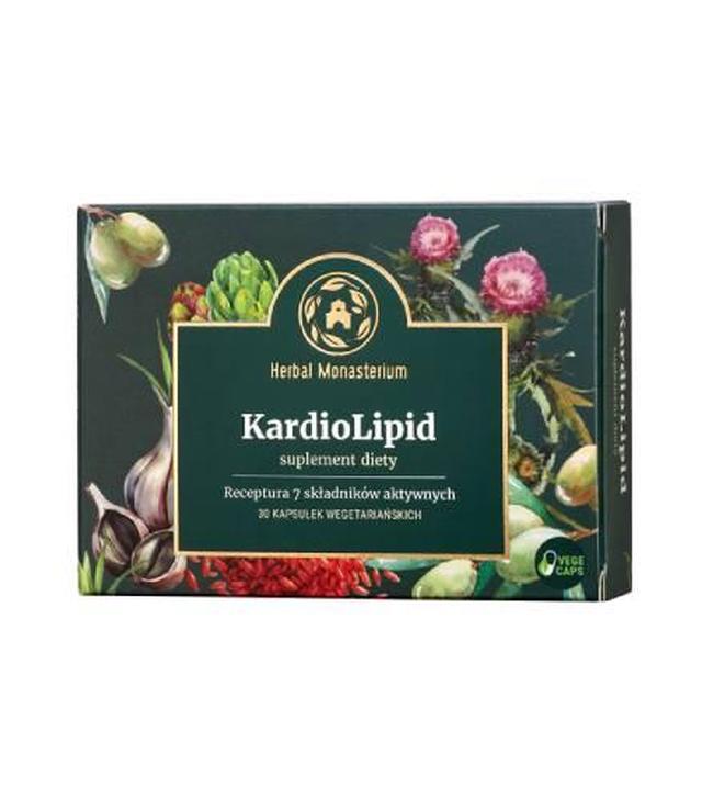 KardioLipid Herbal Monasterium, kapsułki wegetariańskie, 30 sztuk