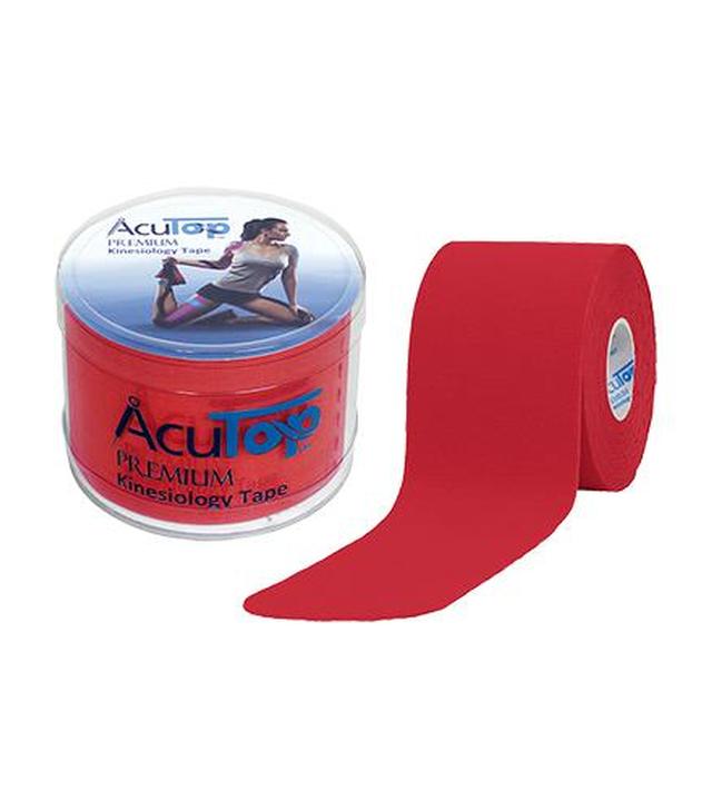 AcuTop Premium Kinesiology Tape 5 cm x 5 m czerwony, 1 sztuka, cena, opinie, stosowanie