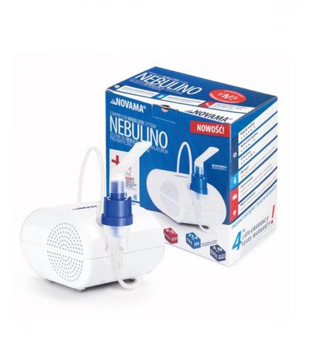 NOVAMA NEBULINO Zestaw do nebulizacji z inhalatorem pneumatyczno-tłokowym - 1 szt.