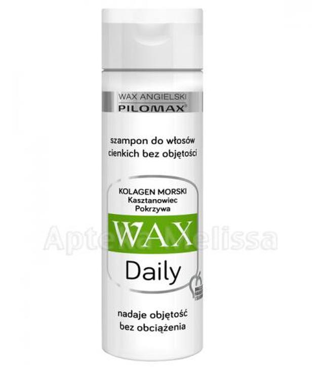 PILOMAX WAX DAILY Szampon codzienny do włosów cienkich bez objętości - 200 ml - cena, opinie, właściwości