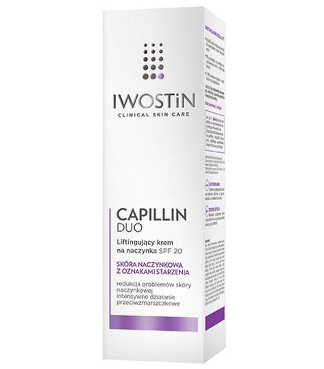 IWOSTIN CAPILLIN DUO Krem ujędrniający na naczynka SPF20 - 40 ml