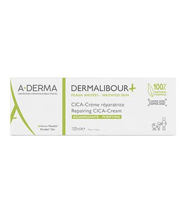 A-Derma Dermalibour + Cica Krem regenerujący - 100 ml - cena, opinie, właściwości