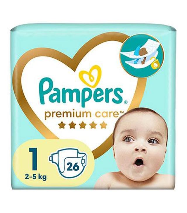 Pampers Pieluchy Premium Care New Born, 26 sztuk pieluszek - cena, opinie, właściwości