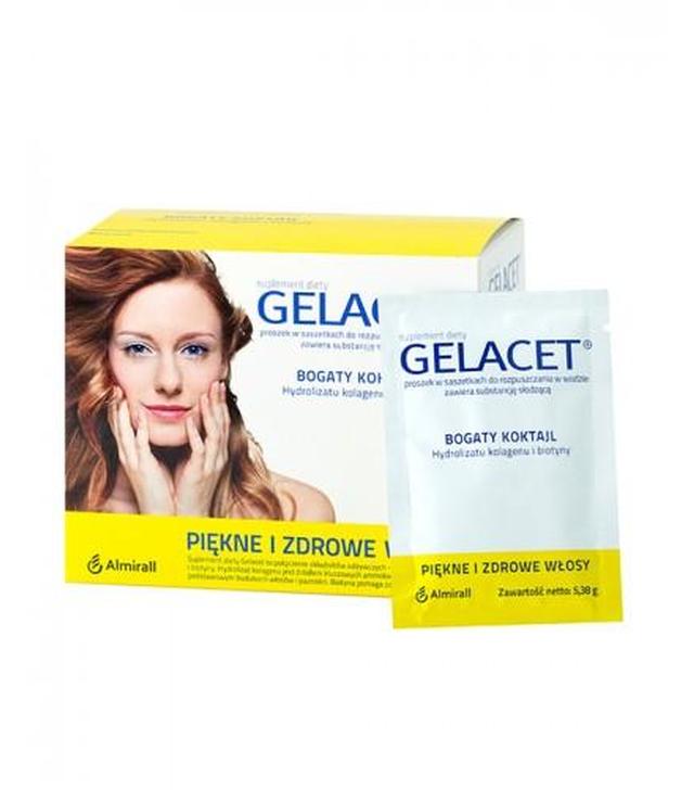 GELACET - 21 sasz. Piękne i zdrowe włosy - cena, opinie, wskazania