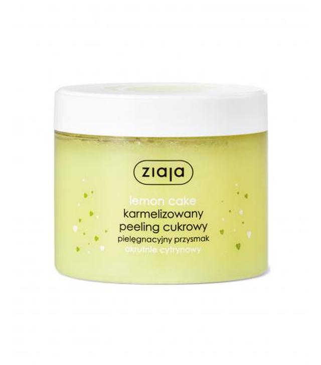 ZIAJA LEMON CAKE Karmelizowany peeling cukrowy Okrutnie cytrynowy - 300 ml - ważny do 2025-08-31
