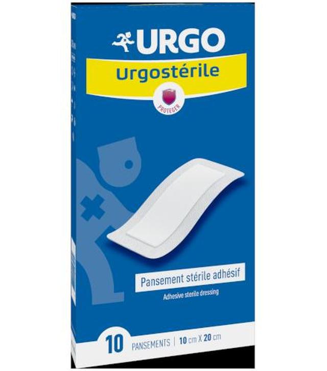Urgo Urgosterile, sterylny opatrunek samoprzylepny, 10cm x 20cm, 10 sztuk
