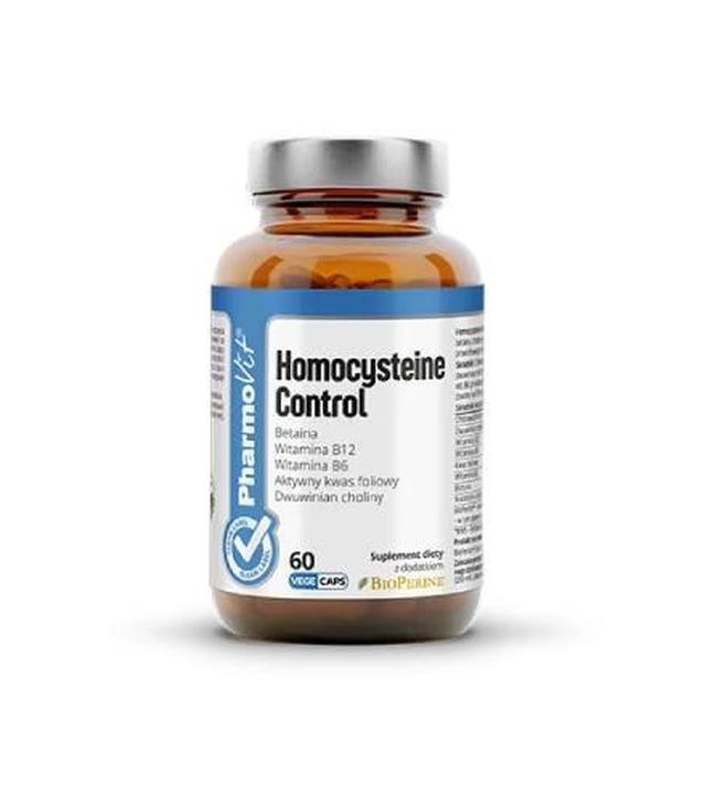 Pharmovit, Homocysteine Control clean label, kapsułki twarde, 60 sztuk