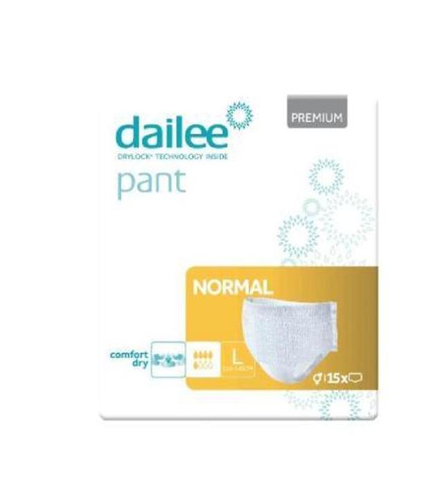 Dailee Pant Premium Normal majtki chłonne L, 15 sztuk