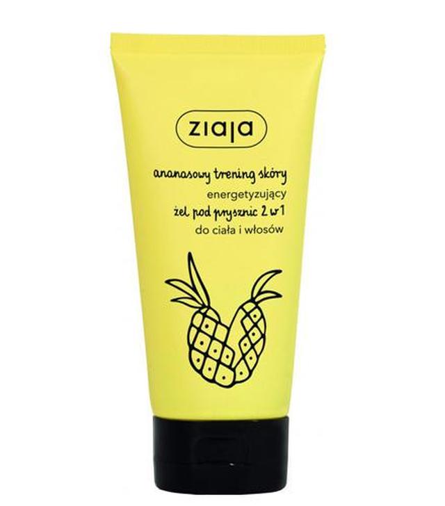 Ziaja Ananasowy trening skóry Energetyzujący Żel pod prysznic 2w1 - 160 ml - cena, opinie, właściwości