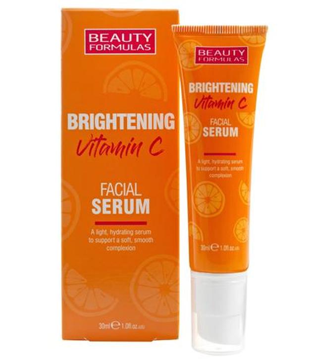 Beauty Formulas Brightening Vitamin C Facial Serum Rozjaśniające serum do twarzy z witaminą C - 30 ml - cena, opinie, wskazania