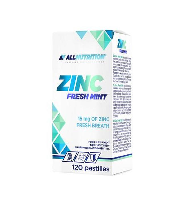 Allnutrition Zinc Fresh Mint, 120 pastylek