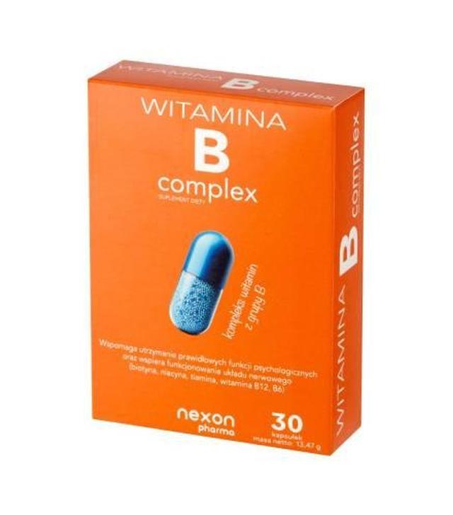 Nexon Pharma, Witamina B Complex, kapsułki, 30 sztuk
