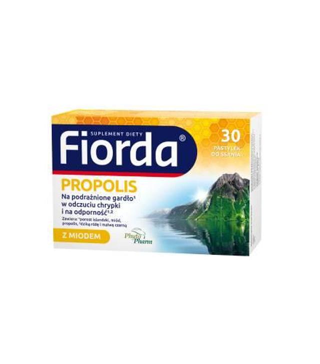 Fiorda Propolis, pastylki do ssania, 30 sztuk
