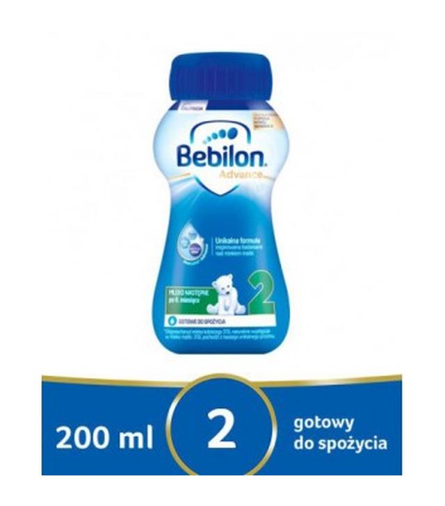 Bebilon 2 z Pronutra Advance, Mleko w płynie po 6. miesiącu życia, 200 ml - ważny do 2024-04-20