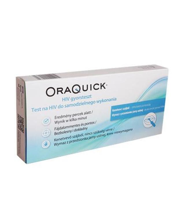 Test OraQuick® na obecność wirusa HIV do samodzielnego wykonania, 1 sztuka