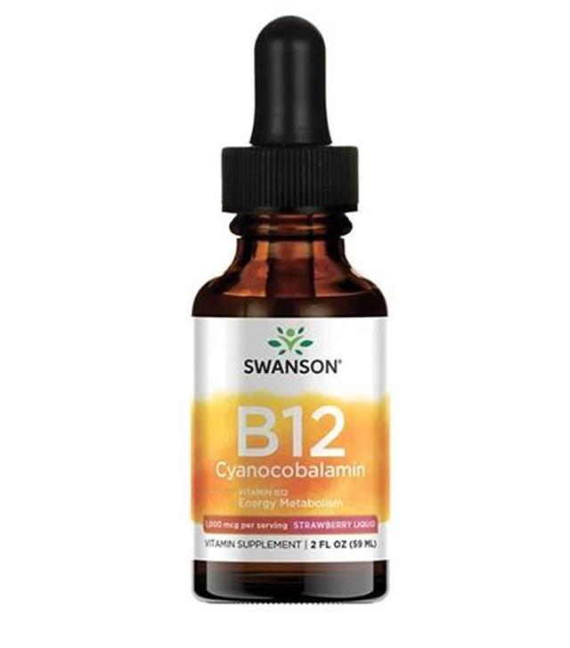 SWANSON Witamina B12 - 59 ml - ważny do 2025-10-31