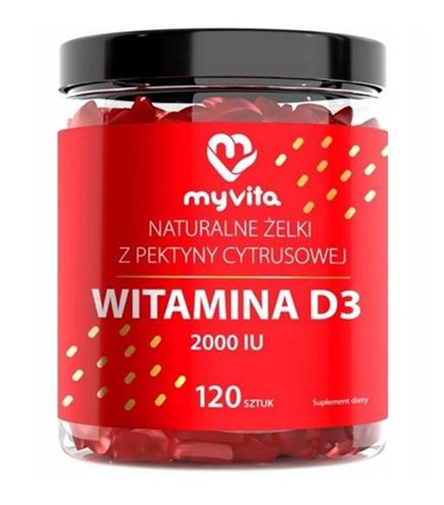 MyVita Witamina D3 Naturalne Żelki dla dorosłych, 120 sztuk