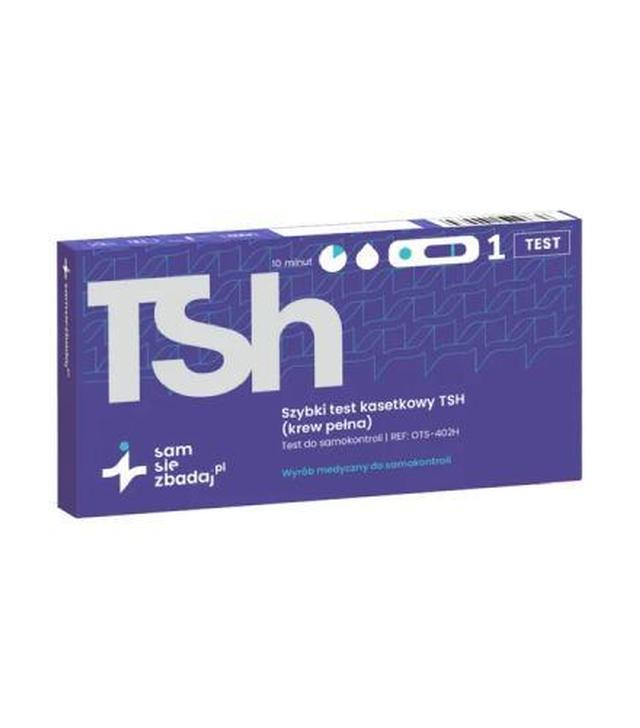 TSH Szybki Test kasetkowy, 1 sztuka - ważny do 2025-08-31