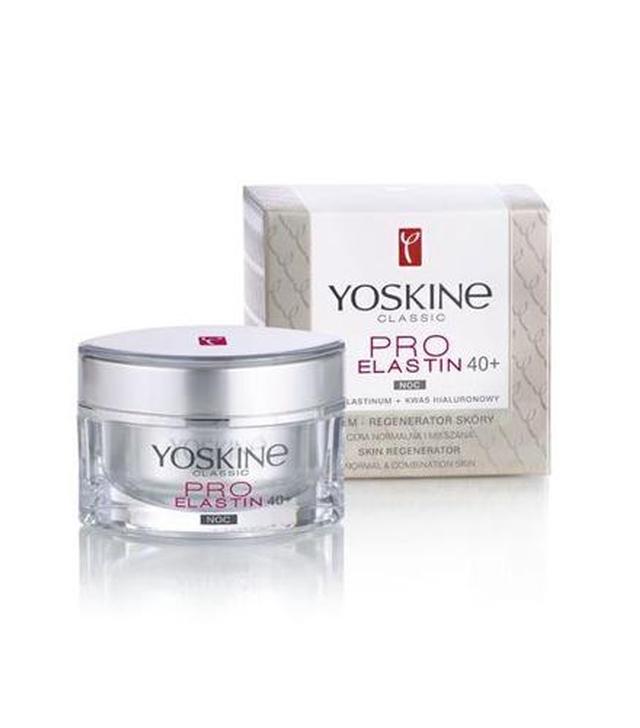 Yoskine Pro elastin 40+ Krem regenerator skóry na noc - 50 ml - cena, opinie, właściwości