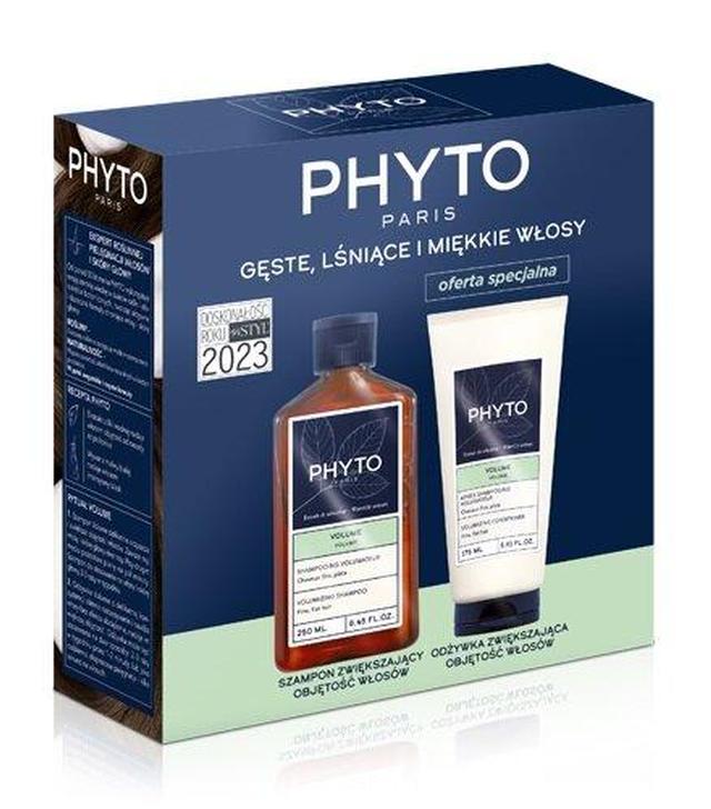 Phyto Volume Zestaw Szampon zwiększający objętość 250 ml + Odżywka zwiększająca objętość 175 ml