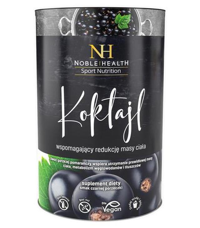 Noble Health Sport Nutrition Koktajl wspomagający redukcję masy ciała o smaku czarnej porzeczki - 150 g - cena, opinie, właściwości