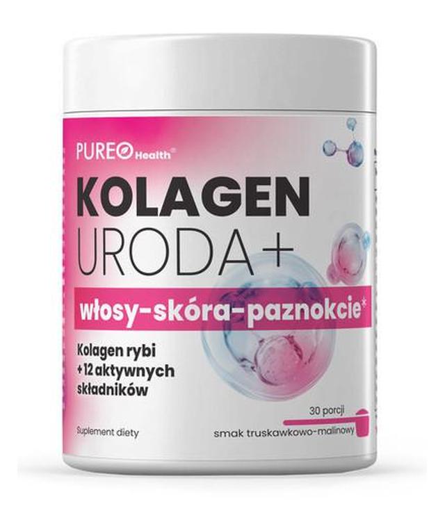 Pureo Health Kolagen Uroda+ smak truskawkowo-malinowy 30 porcji