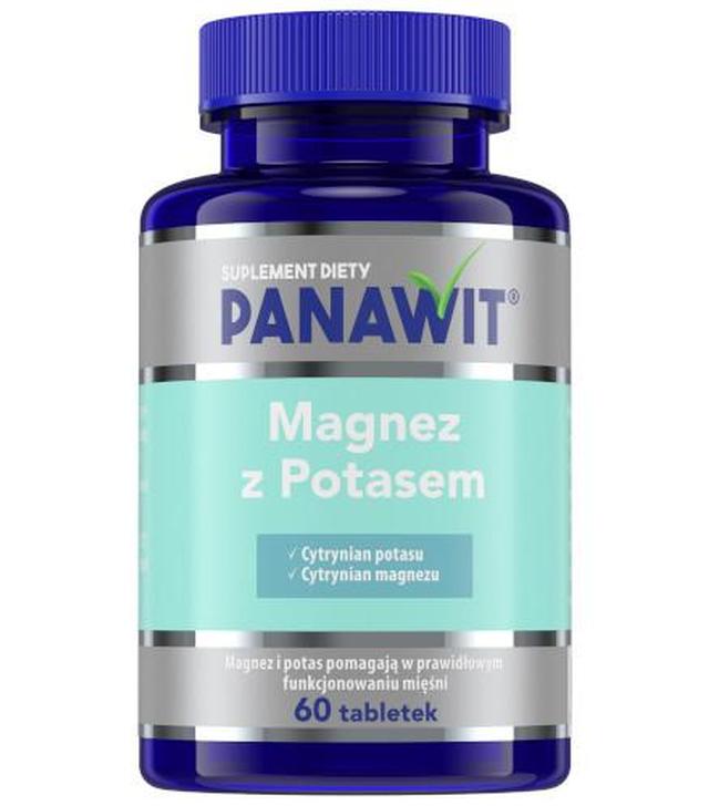 PANAWIT Magnez z Potasem, 60 tabletek