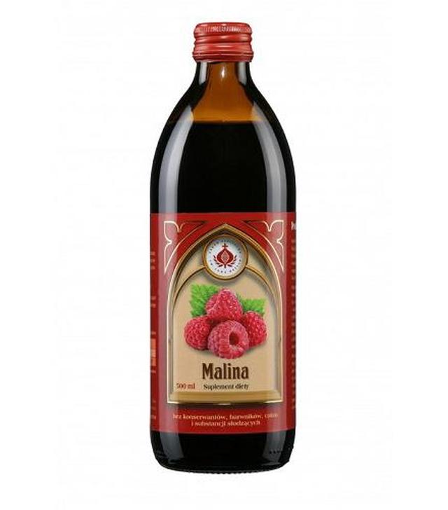 Produkty Bonifraterskie Sok z Maliny - 500 ml - cena, opinie, właściwości