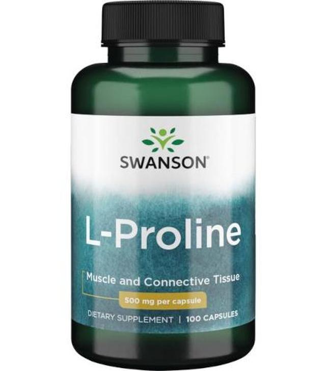 SWANSON L-PROLINE - 100 kaps. - ważny do 2025-10-31