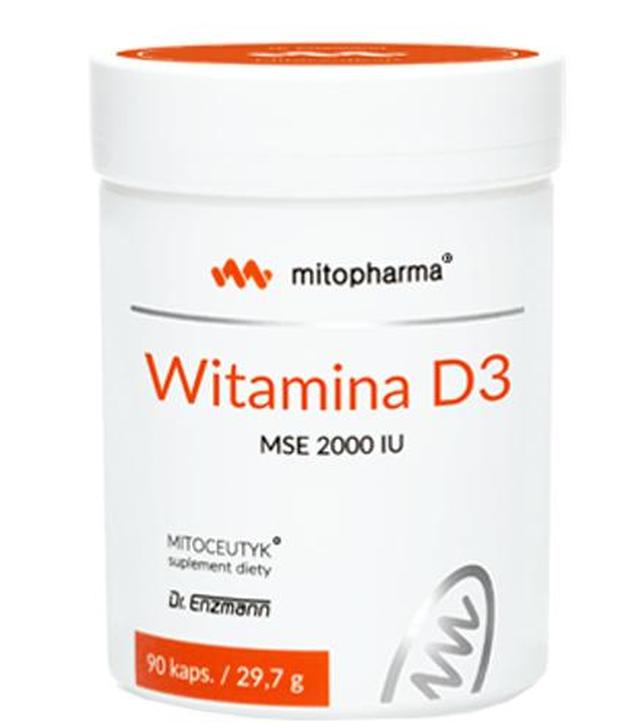 Mitopharma Wit.D3 MSE 2000 IU -90kaps. - cena, opinie, dawkowanie