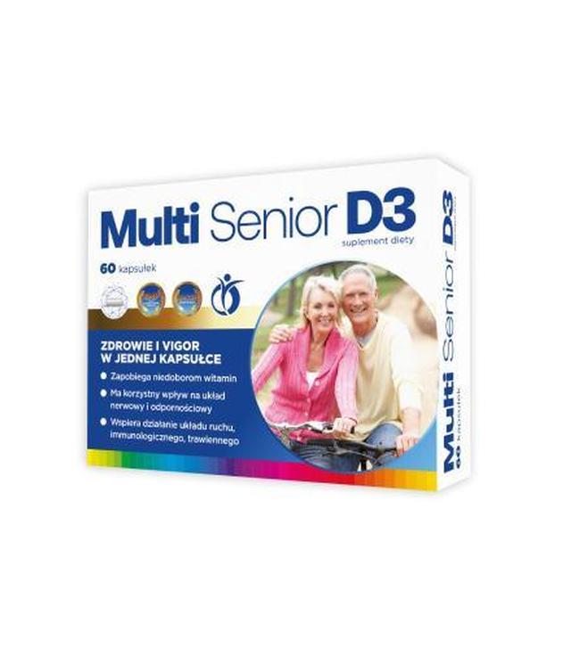 Multi Senior D3, 60 kapsułek