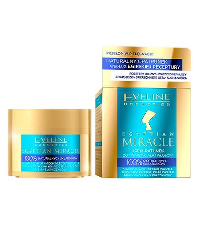 Eveline Egyptian Miracle Krem - ratunek do twarzy, ciała i włosów, 40 ml