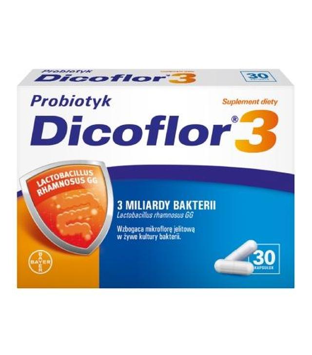 Dicoflor 3, kapsułki, 30 kapsułek