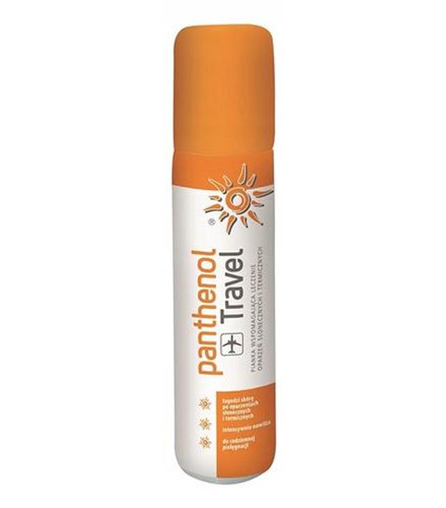 Panthenol Travel Pianka wspomagająca leczenie oparzeń słonecznych i termicznych, 90 ml